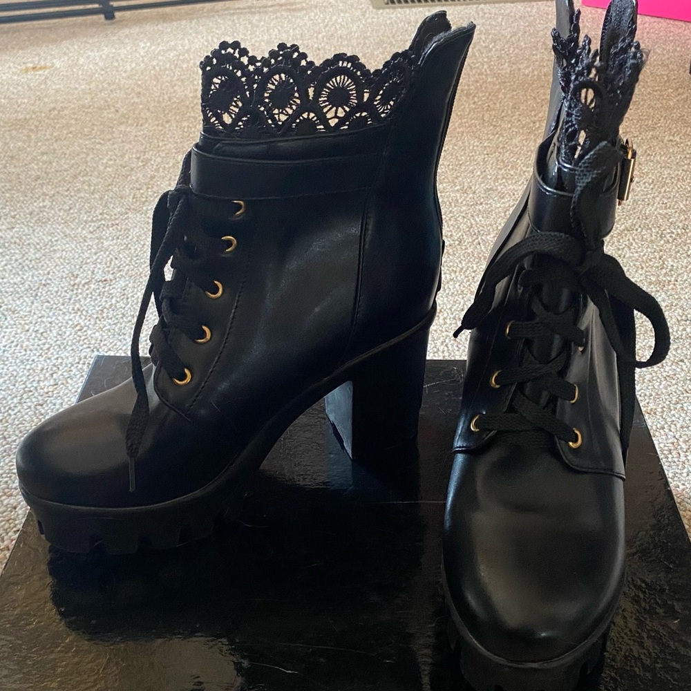 Platform booties